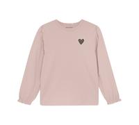 Minymo Langarmshirt - 98 / chocolate chip / 95% Baumwolle 5% Elasthan