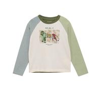 Minymo Langarmshirt -T-Shirt - 110 / Eggnog / 95% Baumwolle 5% Elasthan