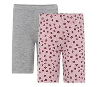 MINYMO Mädchen 2 Pack Bike Shorts aus weicher Jersey