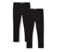 MINYMO Mädchen Basic (2-Pack) Leggings, Anthrazit, 92 EU
