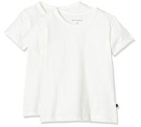 MINYMO Mädchen 2er pack T-Shirt für Mädchen T-Shirt, per pack Weiß (Weiss 100), 116 (Herstellergröße: 116)