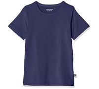 MINYMO Mädchen Kurzarm-Bluse in angenehmer Qualität T-Shirt, Blau (Dark Navy 778), (Herstellergröße:128)