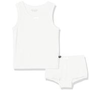 MINYMO Mädchen sehr angenehme Unterwäsche Set aus Bambus-Viskose, Weiß (White 100),98 (Herstellergröße:98)