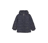 MINYMO MIJacket Unisex Kinder Jacke Winterjacke Steppjacke mit abnehmbarer Kapuze hochschließenden Kragen Reklektoren Rippbündchen Regular fit, Farbe:Parisian Night (7021), Größe:98