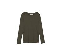 Langarmshirt MINYMO "Langarmshirt MITshirt", Jungen, Gr. 128, grün (olive night), Obermaterial: 48% Baumwolle CO. 48% Modal CMD. 4% Elasthan EL., Shirts Langarmshirt (18911522-128) olive night