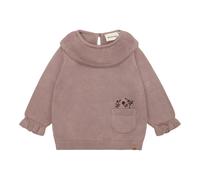 MINYMO Pullover Blumen 92 altrosa gestrickt