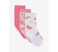 Minymo Socken 3-er Pack - 35/38 / raindrops on roses / 76%Cotton/20%Polyam/2%M.Fibers/2% Ela