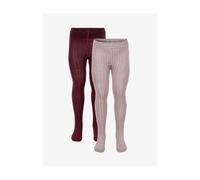 Minymo Stocking - Solid rib 2-pack rose smoke (514) 80\86