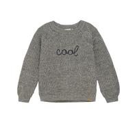 Minymo Strickpullover - 104 / dark gull grey / 100% Baumwolle