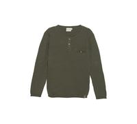 Minymo Strickpullover Jungen oliv, 134