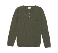 MINYMO Strickpullover Olive Night 128