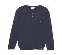 Minymo Strickpullover Jungen blau, 122