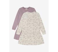 Minymo Sweat Dress LS (2-pack) elderberry (6700) 110