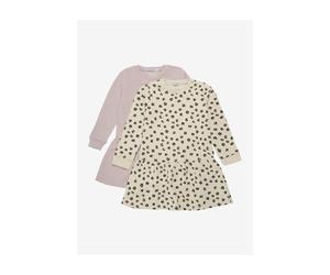 Minymo Sweat Dress LS (2-pack) violet ice (530) 86