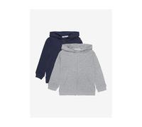 Minymo Sweat Jacket w. Hood (2-pack) hell grau melange (131) 134