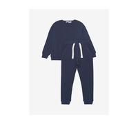 MINYMO Unisex Sweat Set Bluse, Dark Navy, 134