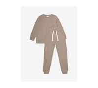 Minymo - Kid's Sweat Set - Bekleidungsset, Gr. 122, fossil (Fossil)