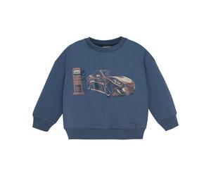 Minymo Sweatshirt - 98 / vintage indigo / 95% Baumwolle 5% Elasthan