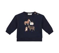 MINYMO Sweatshirt Tiere 80 marine/bunt