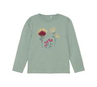 Minymo T-Shirt langarm - 140 / jadeite / 95% Baumwolle 5% Elasthan