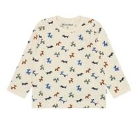 MINYMO Shirt langarm Luftballon-Hunde 92 natur/bunt