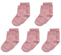 MINYMO Unisex Baby 5er Pack Ankel Socken, Rosa (Rose 509), 15-18 (Herstellergröße: 15/18)