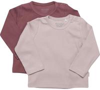 Minymo - Kid's Blouse L/S (2-Pack) - Longsleeve, Gr. 56, rosa (VioletIce)