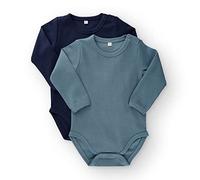 MINYMO Unisex Baby Body Ls (2-pack) T-Shirt-Set für Babys und Kleinkinder