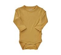 MINYMO Unisex Baby Body LS-Bamboo Kleinkind T-Shirt-Satz, Rattan, 80
