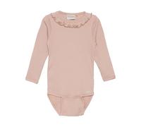 MINYMO unisex baby body with long sleeves in rib