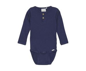 MINYMO unisex baby body with long sleeves in rib