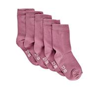 MINYMO Unisex-Child Ankel Socks, Dusky Orchid, 23 (5er Pack)