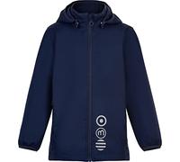 MINYMO Unisex Kids Softshell Solid Shell Jacket, Dark Navy, 140