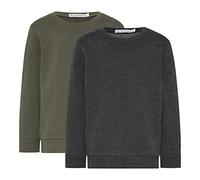 MINYMO Unisex Kids Sweatshirt Boys (2-Pack) Shirt, Beetle, 140