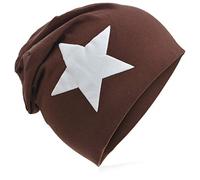 Miobo Jersey Slouch Beanie Long Mütze Unisex Stern Baumwolle Baby Kinder Damen Herren Groß Stern