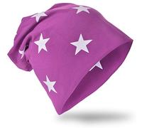 Miobo Jersey Slouch Beanie Long Mütze Unisex Stern Baumwolle Baby Kinder Damen Herren Klein Stern