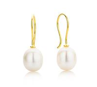Miore Ohrringe Damen Hängend Gelbgold 18 Karat / 750 Gold Süßwasserperlen