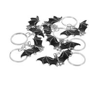 Mipcase 6 Stück Fledermaus Hängedekoration aus Metall Leichter und Sorgfältig Polierter Schlüsselanhänger für Party Dekoration und Stilvolle Taschenanhänger in Silber