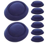 Mipcase 8 Stück Pillbox Hut Basis Fascinator Hutrohlinge aus Stoff Dekorative Haarschmuck Basen für Damen Bastelbedarf für Kopfbedeckungen bei Partys und Cosplay