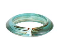 Mipcase Sommerstimmung Armband Bunt Damen aus Acryl Modernes Rundes Damenschmuck mit Geometrischem Design Bequemes Breites Armband für Beach und Alltag