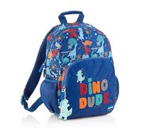 Miquelrius Dino Dude London Doppel-Rucksack, recycelt, Unisex, Kinder, Blau, Größe M