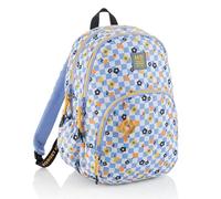 Miquelrius Dreifacher Schulrucksack, 27 l, recycelt, 3 Fächer, Seitentaschen, verstärkter Boden, anpassbar an Trolley, Schlüsselanhänger, Schulbeginn, 28 x 16,5 x 41 cm, Square It