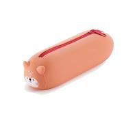 Miquelrius Federmäppchen aus Silikon Animal Cute, Fuchs, Rosa, Etui