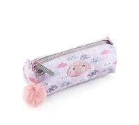 Miquelrius - Kleines Federmäppchen, recyceltes Material, Maße 200 x 60 x 65 mm, Reißverschluss, Wolkenmuster