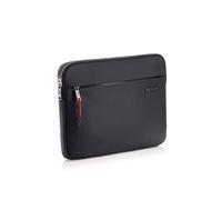 MIQUELRIUS Laptop-Schutzhülle 13-14 Zoll (25x34cm) - Schwarz, Wasserabweisend, 2 Fächer, Gepolstert mit Fleece-Innenfutter