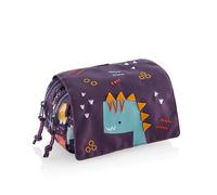 Miquelrius - Schulmäppchen mit Deckel, aus recycelten Flaschen, Reißverschluss, organisieren Sie Ihr Schulmaterial für die Schule, Fun Dino mit Deckel, Doble - Con tapa, Fun Dino