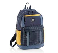 Miquelrius Schulrucksack, 3 Fächer, doppelter Reißverschluss, hergestellt aus recycelten Flaschen, Fassungsvermögen 28 Liter, gepolsterter Rücken, Schlüsselanhänger innen, wasserabweisend, Rider Black