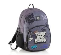 Miquelrius Unisex Kinder Mochila Doble Roma Reciclada Graffitti Rucksack, grau