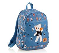 Miquelrius Unisex Kinder Mochila Triple Lisboa Reciclada Rock Star Rucksack, blau