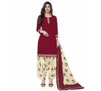 Miraan Baumwolle gedruckt Readymade Salwar Anzug für Frauen (SGPRI206, mehrfarbig), Kastanienbraun, XXL